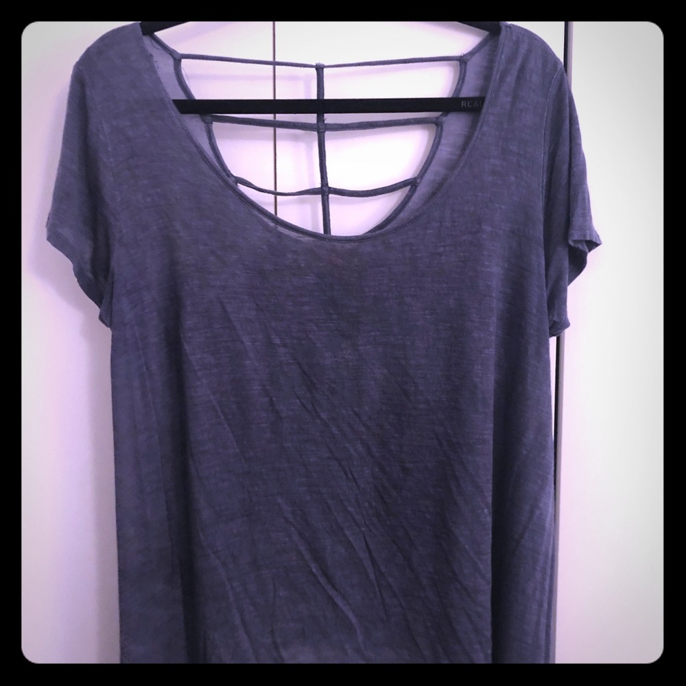 Lulu’s Washed Navy Blue Tee